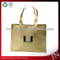 Manufacturer Factory Sell Gold Foil Laminated Non Woven Bag